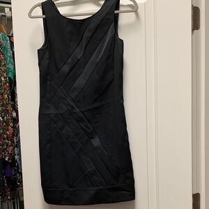 WHBM Black pattern Sleeveless Dress